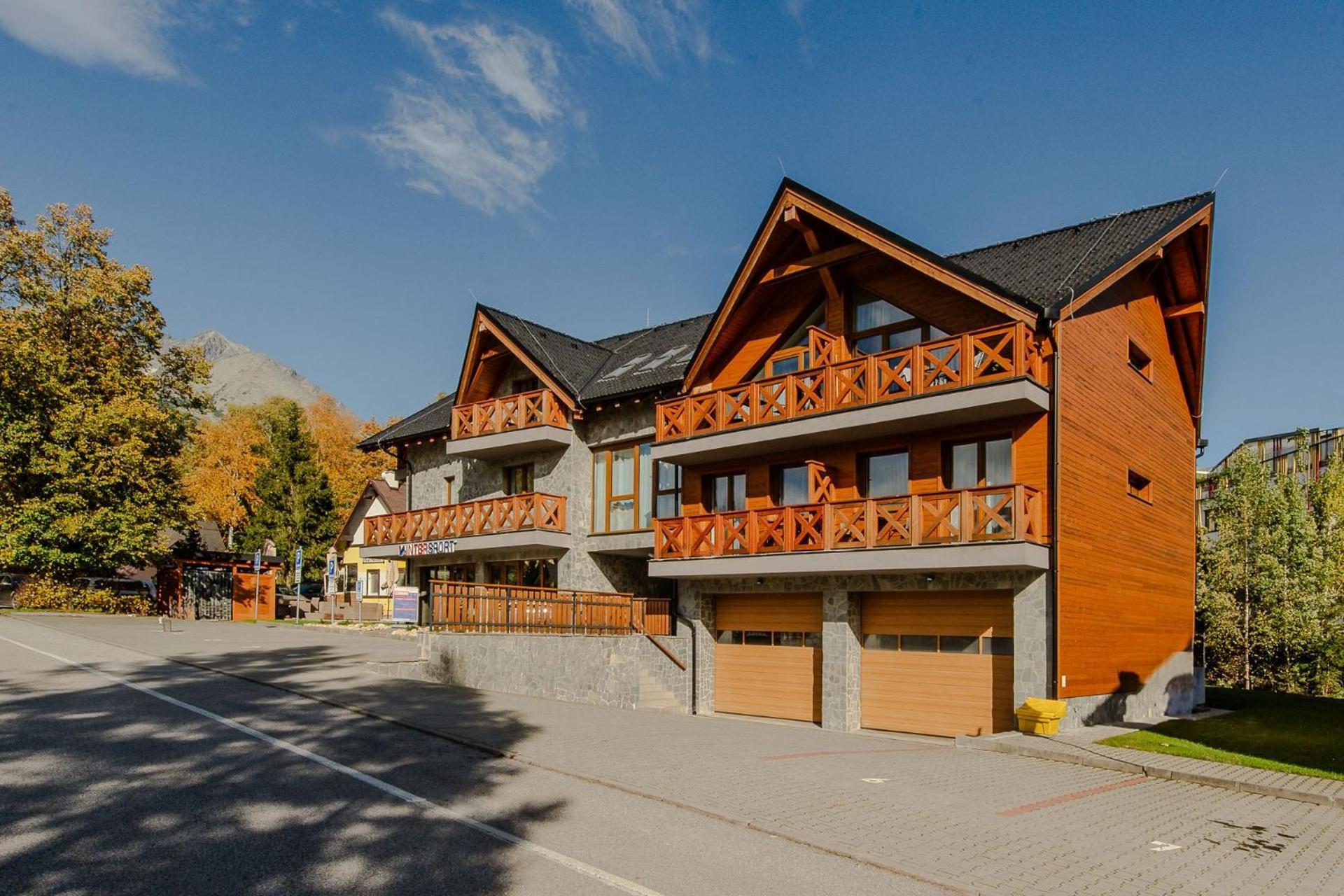 Moderný apartmán Swen s 2 terasami Tatranská Lomnica Exterior foto